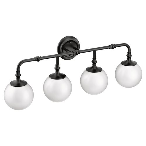 Main product image of Colinet Four Globe Bath Light (Matte black), YB0564BL