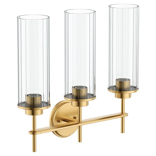 Main product image of Greenfield Brushed Gold 3 Globe Bath Light, YB1763BG