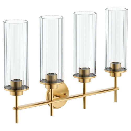 Main product image of Greenfield Four Globe Bath Light (Brushed Gold), YB1764BG