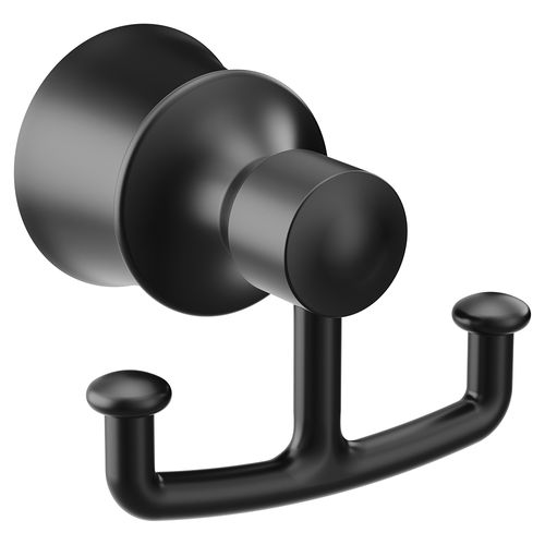 Main product image of Dartmoor Matte Black Double Robe Hook, YB2103BL