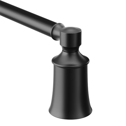 Main product image of Dartmoor Matte Black 18" Towel Bar, YB2118BL