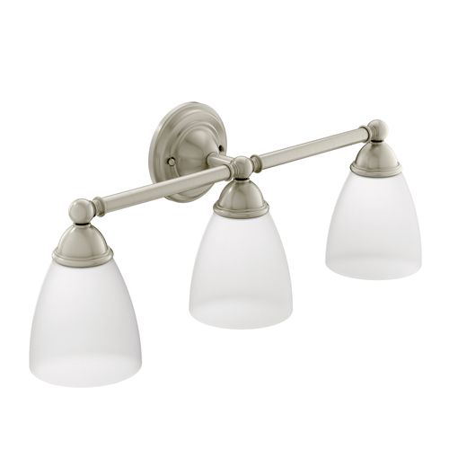 Main product image of Brantford Three Globe Bath Light (Brushed nickel), YB2263BN