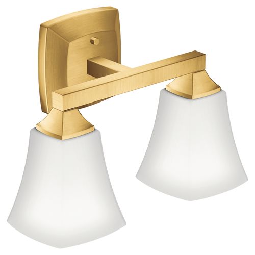 Main product image of Voss Two Globe Bath Light, YB5162BG (Brushed Gold)