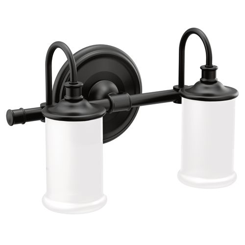 Main product image of Belfield Two Globe Bath Light (Matte Black), YB6462BL