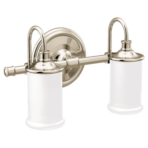 Main product image of Belfield Two Globe Bath Light (Polished Nickel), YB6462NL