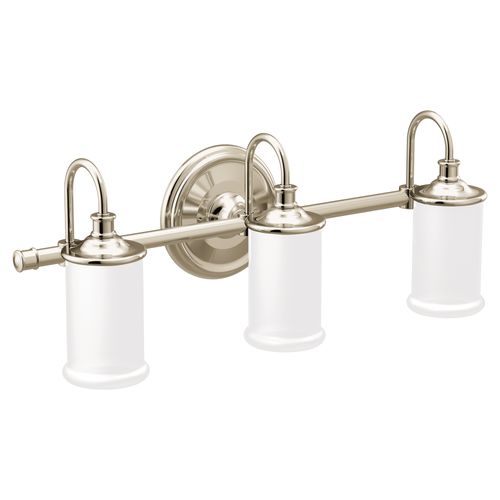 Main product image of Belfield 3 Globe Bath Light, YB6463NL (Polished Nickel)