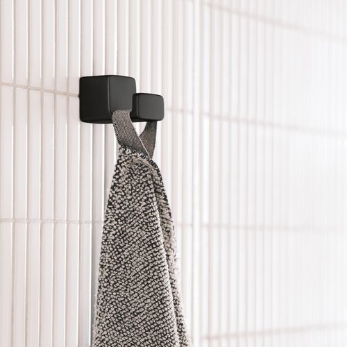 Main product image of 90 Degree Single Robe Hook, YB8803BL (Matte Black)