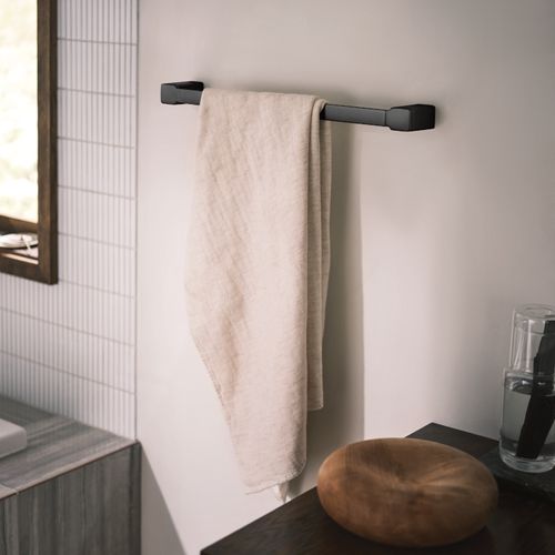 Main product image of 90 Degree 18" Towel Bar, YB8818BL (Matte Black)