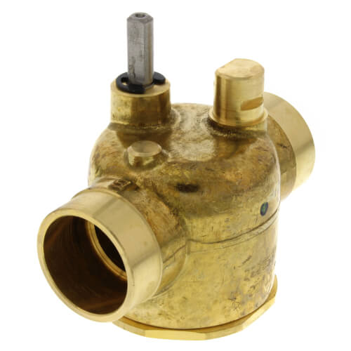 Main product image of 3/4" Sweat 2-way Straight Through Valve Body, 300 psi, 20 bar (7.5 Cv)