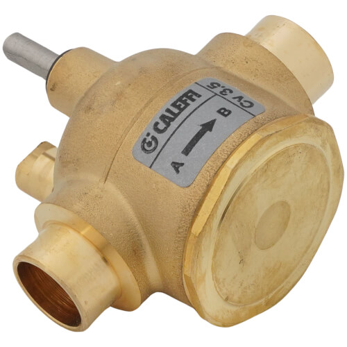 Main product image of 1/2" Sweat 2-way Lead Free Brass Valve Body (3.5 Cv)