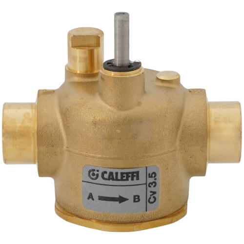 Main product image of 1/2" Sweat 2-way Lead Free Brass Valve Body (3.5 Cv)
