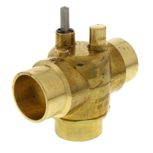 Main product image of Z-One 1" Sweat, 3-Way Diverting Brass Valve Body, 20 PSI (7.5 Cv)