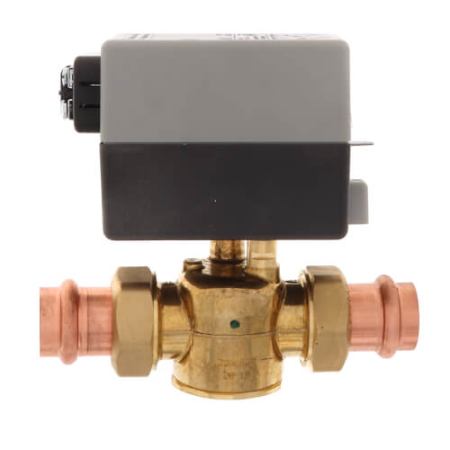 Main product image of Z5 3/4" Press 2-Way Zone Valve w/ (2) 3/4" Press Fittings 7.5 Cv (24V)