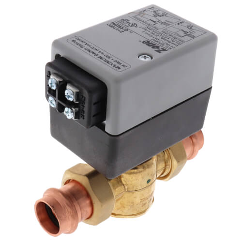 Main product image of Z5 3/4" Press 2-Way Zone Valve w/ (2) 3/4" Press Fittings 7.5 Cv (24V)