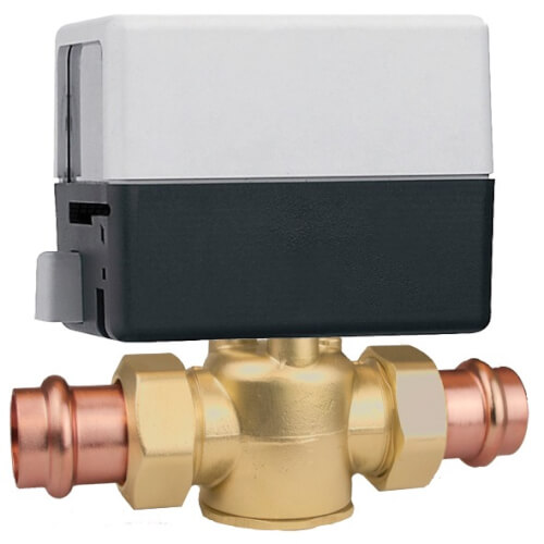 Main product image of 3/4" Press Long 2-Way Zone Valve w/ Screw Terminals, 7.5 Cv (24V)