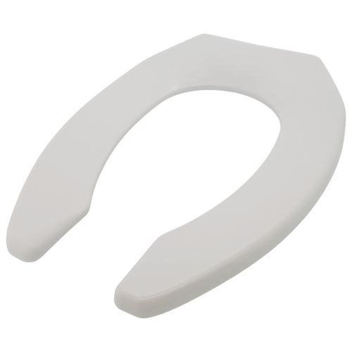 Main product image of Elongated Open Front Commercial Heavy Duty Toilet Seat (Standard White)