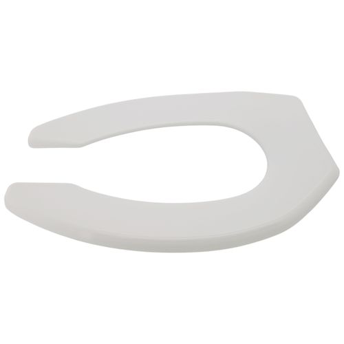 Main product image of Elongated Open Front Commercial Heavy Duty Toilet Seat (Standard White)