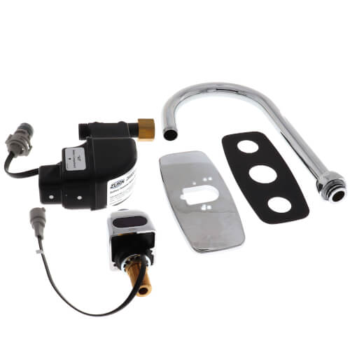Main product image of 1.5 GPM AquaSense "A" Battery Powered Lavatory Faucet with Cover Plate (Lead Free), Z6920-XL-CP4