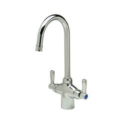 Main product image of 2.2 GPM Aerator AquaSpec Double Laboratory Faucet w/ 5-3/8" Swing Spout and 2-1/2" Lever Handles (Lead Free), Z826B1-XL