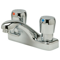 Main product image of 1.5 GPM AquaSpec 4" Centerset Deck Mount Temperature Control Metering Faucet (Lead Free), Z86500-XL