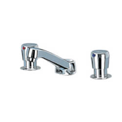 Main product image of .25 GPC Aer. AquaSpec Widespread Deck-Mount Fct w/ 5" Centerline Spout, Adjustable Timing Metering Handle (Lead Free), Z867R0-XL
