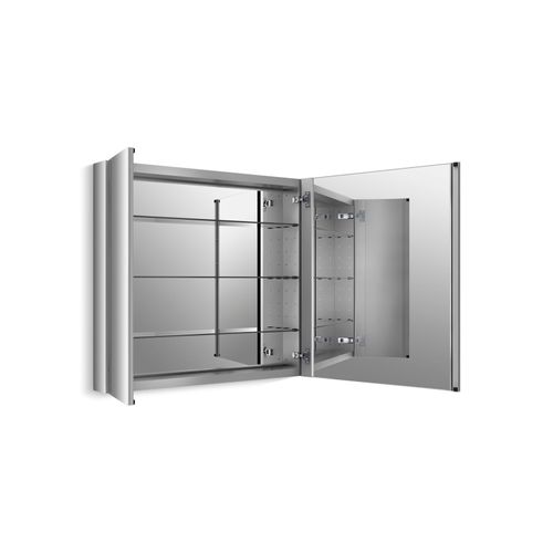 Main product image of Verdera 34" W x 30" H Two-Door Medicine Cabinet with Mirrored Doors, K-99008-NA