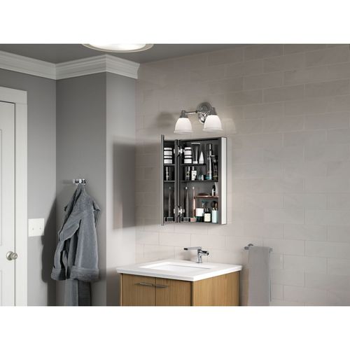 Main product image of Maxstow 15" W x 24" H Single-Door Medicine Cabinet with Mirrored Door, K-81144-DA1