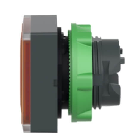 Main product image of Orange Square Flush Illum Complete Pushbutton