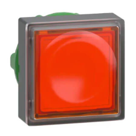Main product image of Orange Square Flush Illum Complete Pushbutton