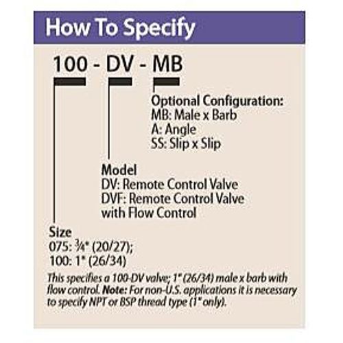Main product image of 1" FNPT DV Series Electric Valve (24 VAC)