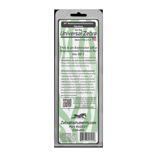 Main product image of Extension/Repair Harness for Universal Zebra System