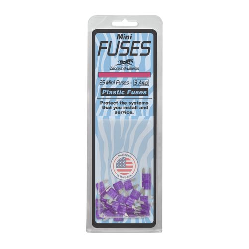 Main product image of Mini Fuses - 3 Amp (25 qty)
