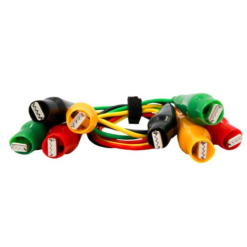 Main product image of Zebra Gators – 4 Piece Large Size Alligator Lead Set