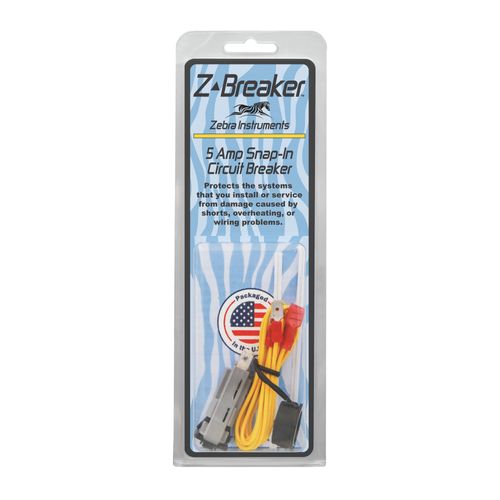 Main product image of ZBreaker Set – Circuit Breakers with wires, plug-in terminals & mount (5A)