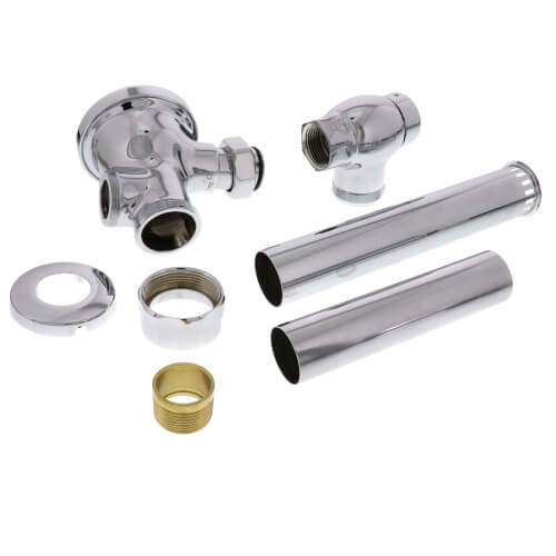 Main product image of AquaVantage Exposed Battery Operated Sensor EZ Flush Valve for Water Closets - Chrome Plated (3.5 GPF)