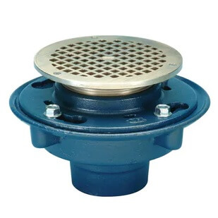 ZN415-3IC-6B-P - Zurn ZN415-3IC-6B-P - 3" Floor Drain With 6" Round ...