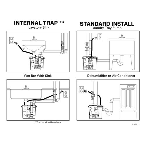 Main product image of Model 105(M53) Residential Remodeling Drain Pump with 9' Cord (115v, 1/3 HP)