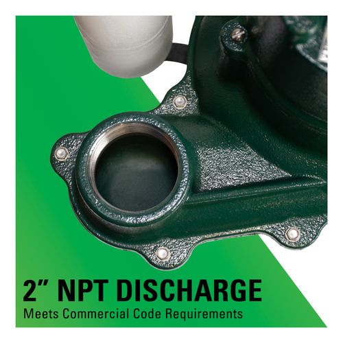 Main product image of Model M264 Waste-Mate Automatic Cast Iron Sewage Pump - 115 V, 0.4 HP