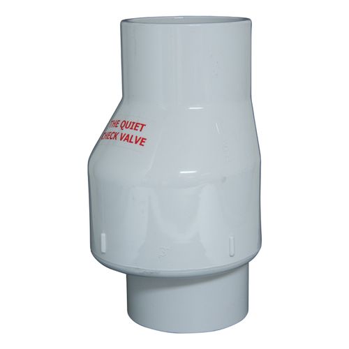 Main product image of 3" PVC "Quiet Check" Solvent Weld Check Valve (White Valve Body)