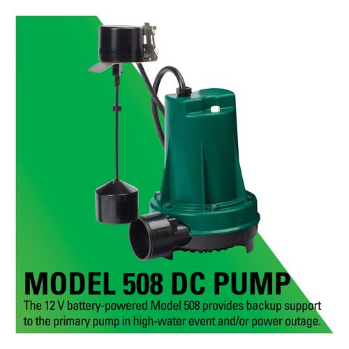 Main product image of Aquanot 508 Sump Pump System w/ M53 pump & 12V Battery Back-Up