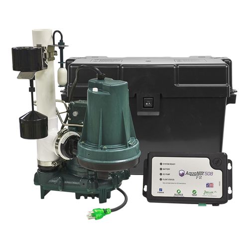 Main product image of Model 508 Aquanot Fit with M63 Propak - 12V/DC Backup Sump Pump System w/ Built in WiFi