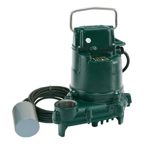 Main product image of Model BE53 Mighty-Mate Cast Iron Effluent Pump w/ Variable Level Float Switch - 230 V, 15 Ft Cord
