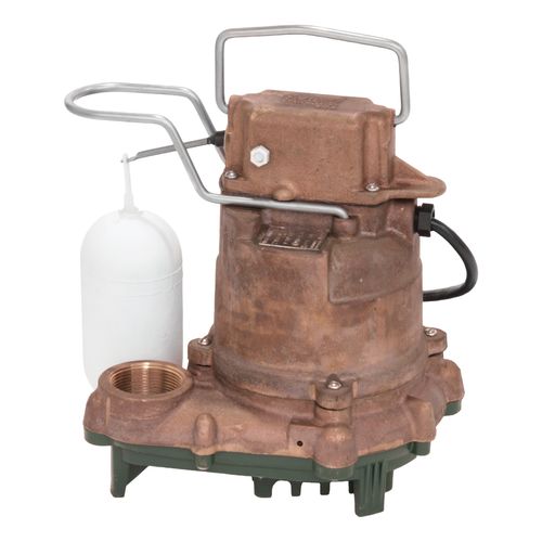 Main product image of Model M55 Mighty-Mate Automatic Bronze Effluent Pump - 115 V, 0.3 HP