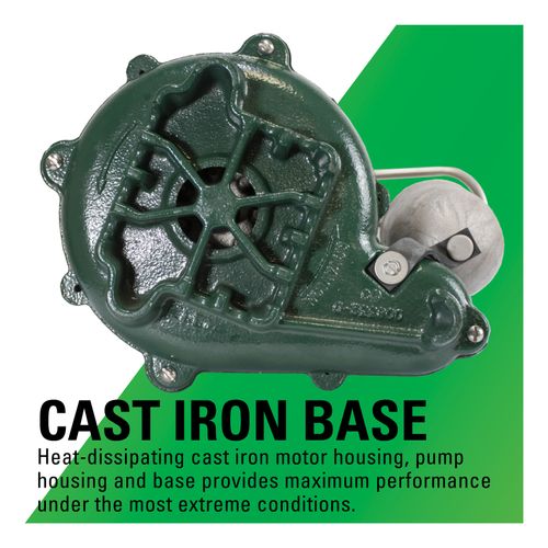 Main product image of M63 Premium Cast Iron Submersible Sump Pump w/ Vertical Float Switch (3/10 HP, 115V, 1 PH)