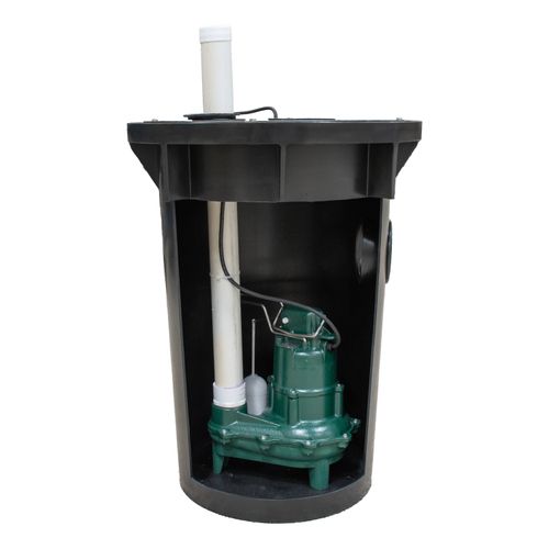 Main product image of Preassembled Sewage Package System, Automatic 264 - Poly Foam Basin and Lid