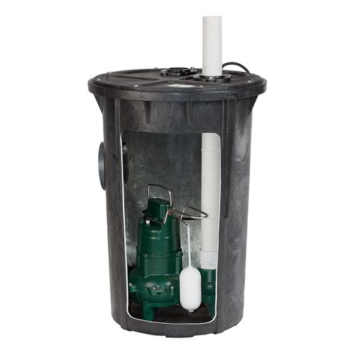 Main product image of Preassembled Sewage Package System, Automatic 266 - Poly Foam Basin and Lid