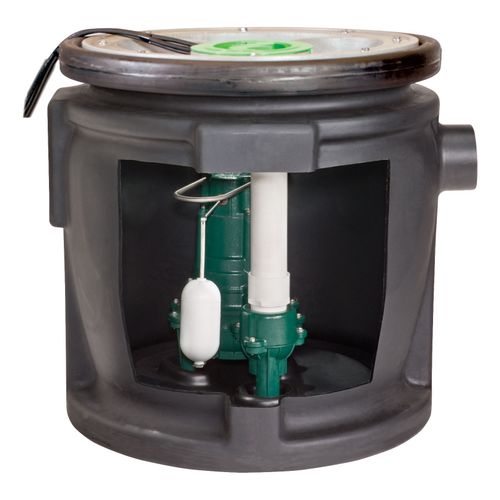Main product image of 24" x 24" Preassembled Sewage System w/ M264, 4/10 HP, 115V Pump