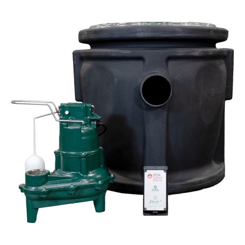 Main product image of 24" x 24" Preassembled Sewage System w/ M264, 4/10 HP, 115V Pump and Alarm
