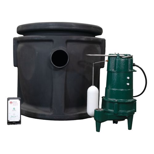 Main product image of 24" x 24" Preassembled Grinder Pump System w/ M803, 1/2 HP, 115V Pump and Alarm