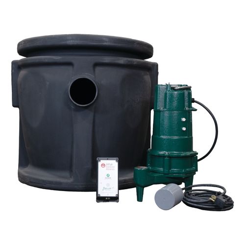Main product image of 24" x 24" Preassembled Grinder Pump System w/ BN807, 1 HP, 115V Pump and Alarm